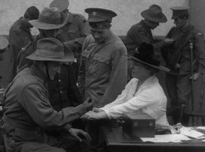 "With the Aid of the Red Cross." Photo courtesy of National Film and Sound Archive of Australia