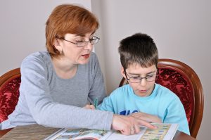 Parent and child reading