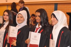 Graduation celebration at Holroyd High