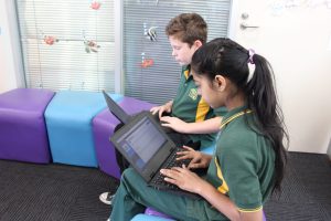 Tyers Primary students testing uEducateUs systems