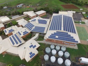 The GEM Energy installation at Bundaberg Christian College. 