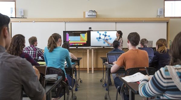 Interactive white board classroom