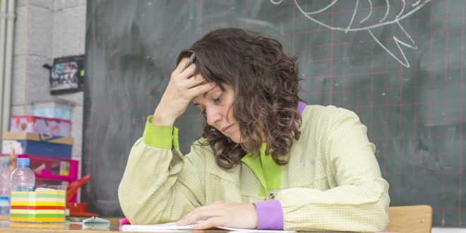 teacher tired