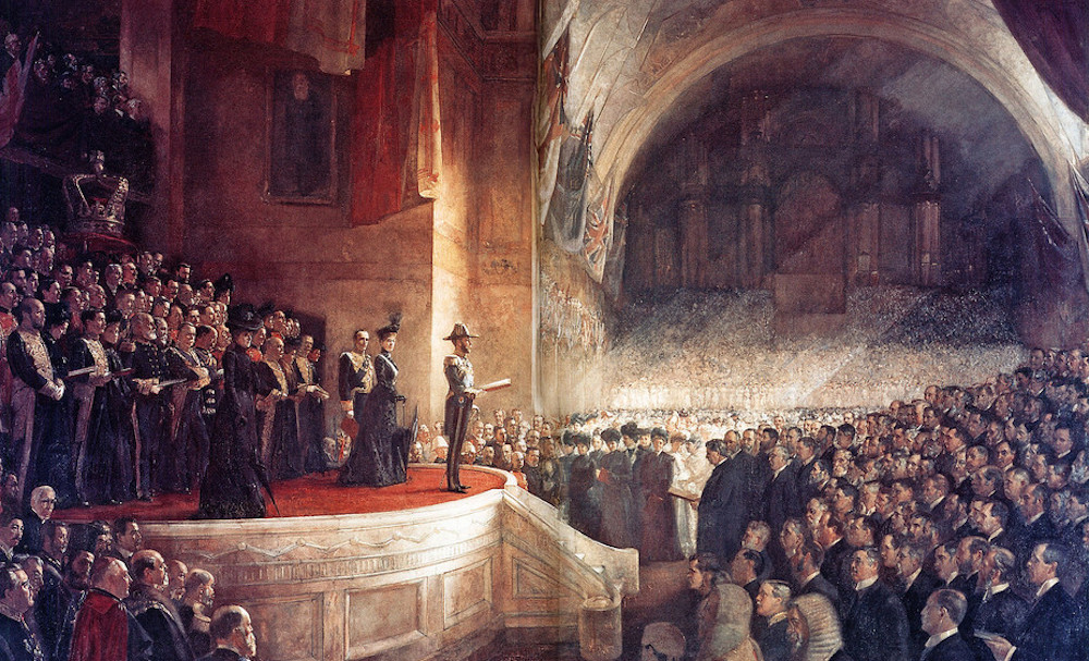 Who is portrayed as Australian? ‘Opening of the first parliament’ Tom Roberts c.1903. Wikipedia