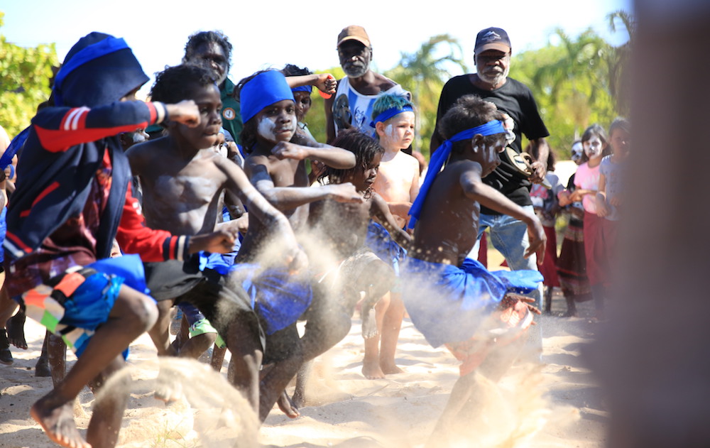 Cultural music and dance is strong in Maningrida