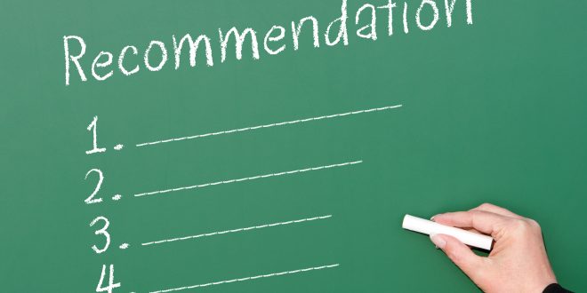 Recommendations