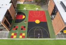 School sport court