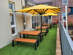 The Staff Outdoor Lunch Areas (S.O.L.A) at Randwick Public School, NSW