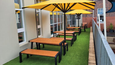 The Staff Outdoor Lunch Areas (S.O.L.A) at Randwick Public School, NSW